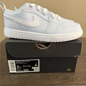 Jordan Kids White Low Sneakers